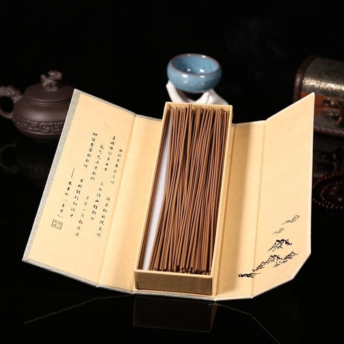 Sandalwood Wierook Sticks - 180 Stuks, Aromatische Geuren voor Ontspanning en Meditatie