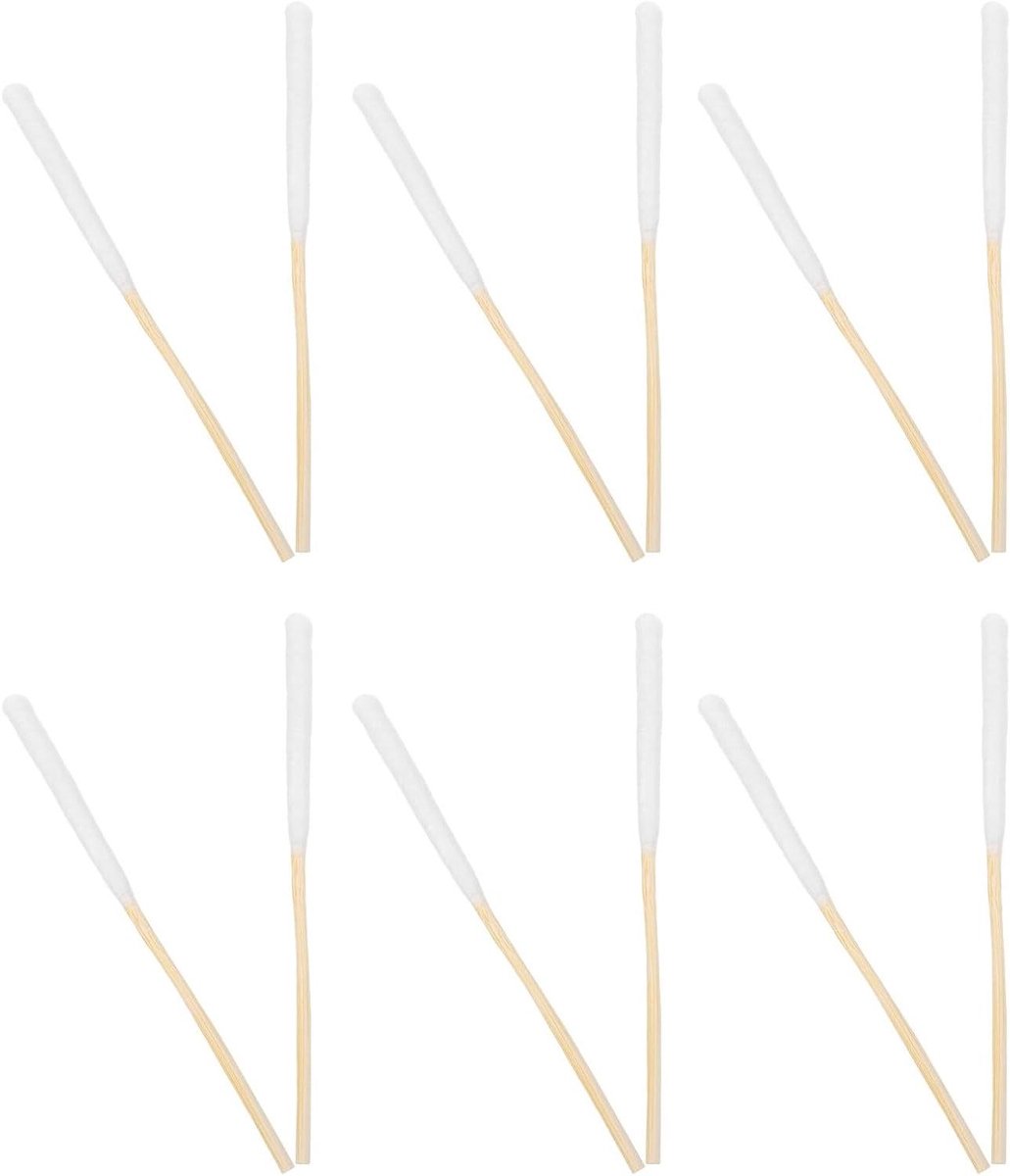 Houten Wattenstaafjes - Precisietip Applicator - Make-up Correctie - Ergonomisch Ontwerp - 8 cm - Meerkleurig