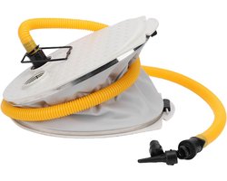 Voetluchtpomp - Voetpomp Inflator - Opblaasboten Vullen - Halkey Roberts Ventiel - 9 Inch - Zwart