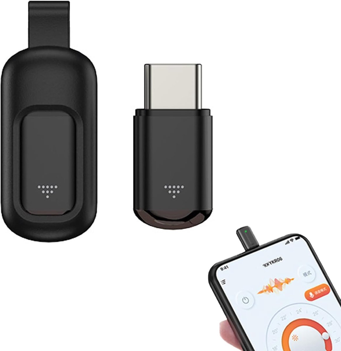 Smartphone IR Afstandsbediening Adapte, Type C Mini Universele Smart IR Controller voor Airconditioner TV DVD STB