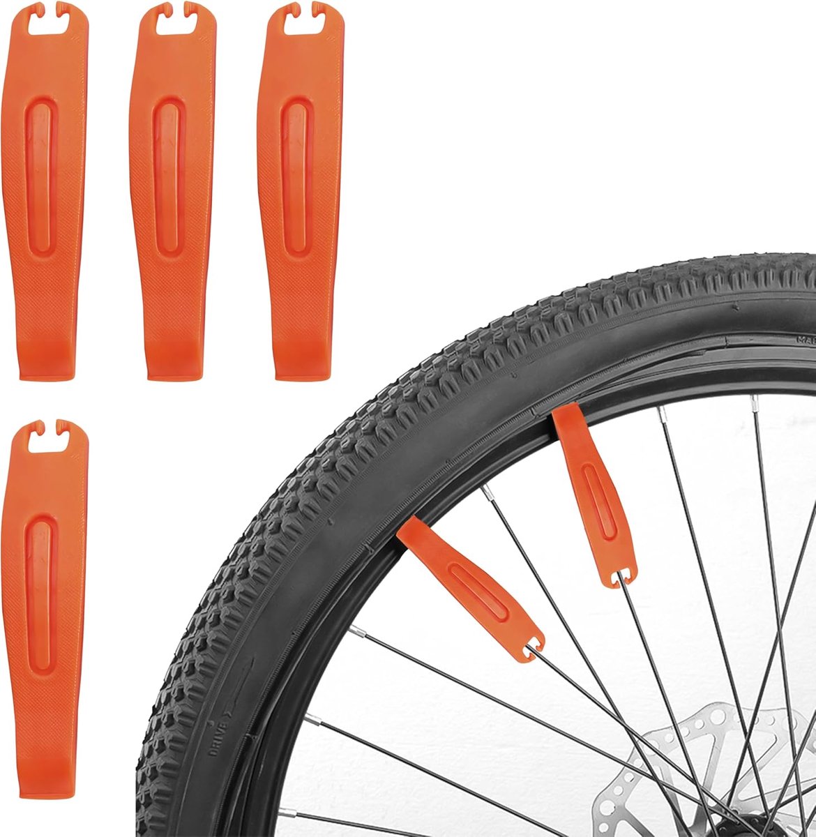 Fietsbandafnemers - Ergonomisch ontwerp - Hoogsterkte nylon - Efficiënt banden wisselen - ShopVlot