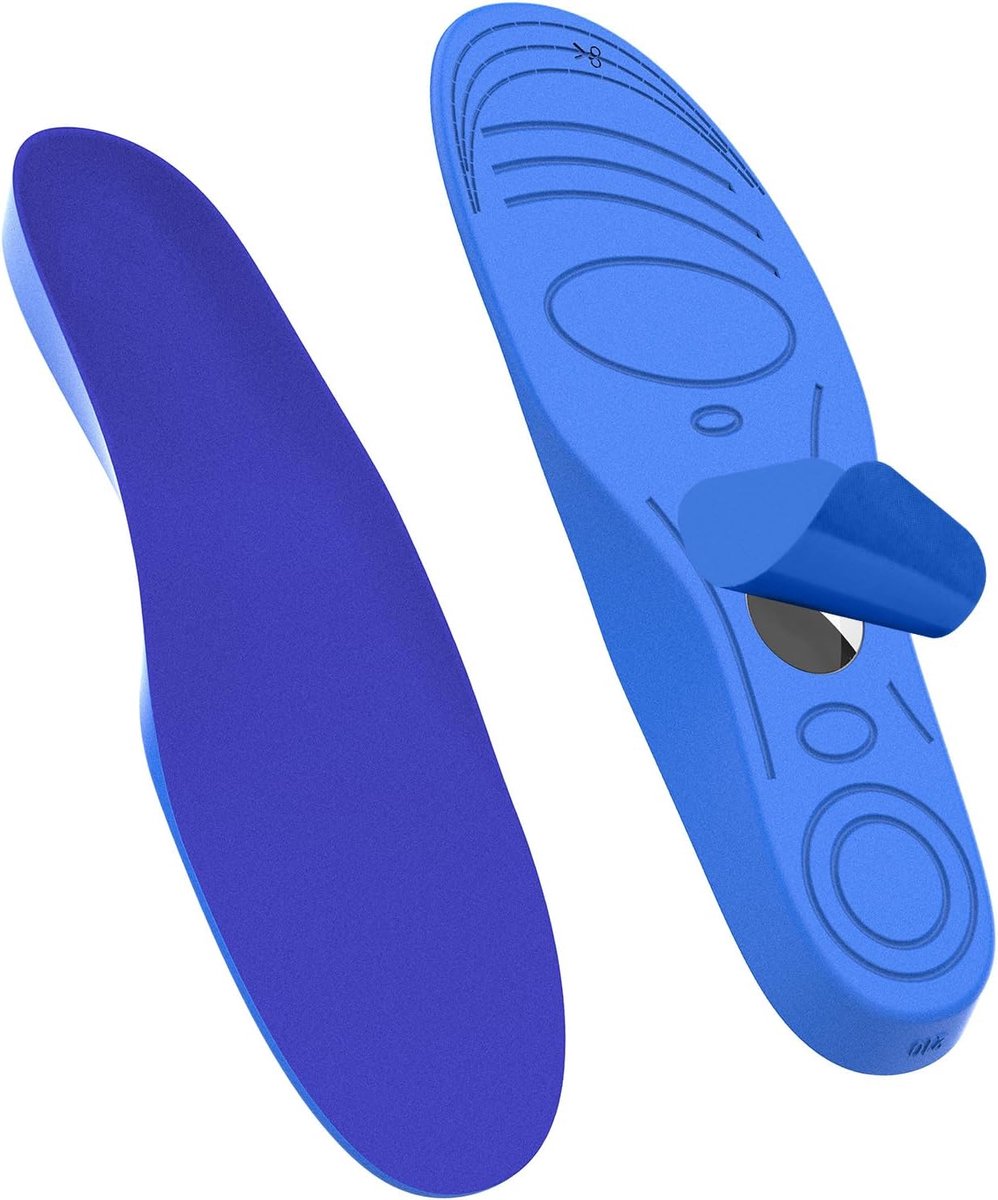 Binnenzool voor Air-Tag Tracking Device, Binnenzool Beschermhoes, Comfortabele Veilig Gemonteerde Air Tag, voor Kinderen, Volwassenen en Senioren, Blauw (215-230mm)