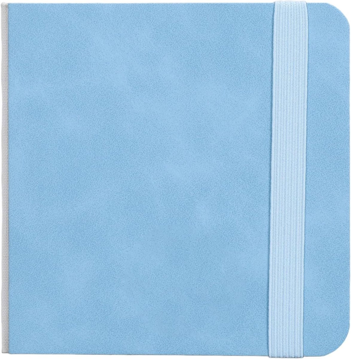 30 Sheet Waterverf Paper Sketchbook, Reisformaat Waterverf Dagboek Hardcover Kunstenaars Papieren Kussens Fijn Korrel Draagbare Zak Waterverfschilderpapier 10 X 10 Cm (BLUE)