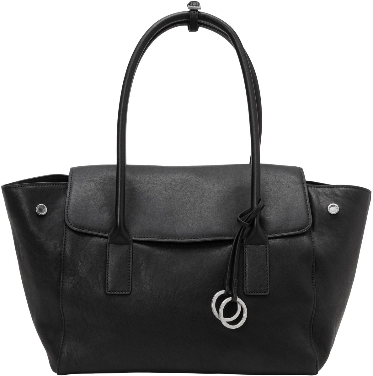 Marc O'Polo shopper schoudertas Gaby Shopper Black zwart