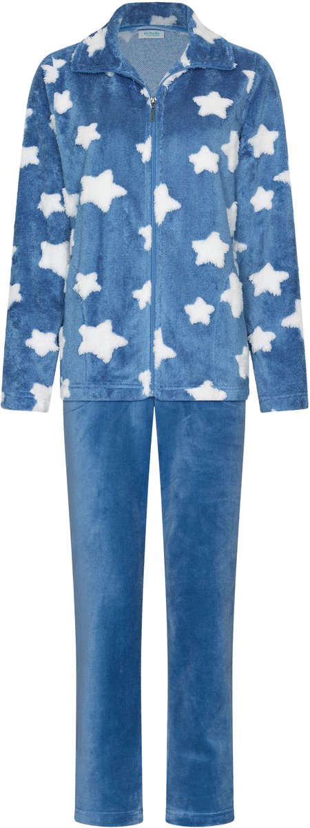 MyRebelle - Huispak - Starry Nights - Fleece - Blauw - Rits - Maat 38