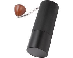 Handmatige Koffiemolen - Koffiebonenmolen Draagbaar - Verse Koffie Malen - Verstelbare Grofheid - 25g Capaciteit - Zilver Hout