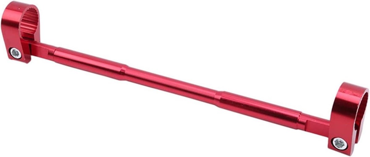 Motorfiets Stuur Versterking - Handvat Bar Balans - Rijstabiliteit Verbeteren - CNC Aluminiumlegering - 30 cm Lengte - Zwart