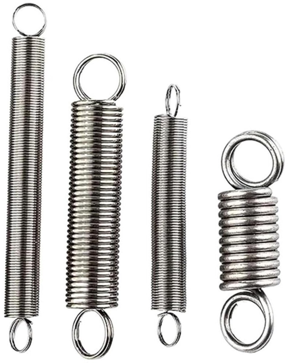 Spanveren Roestvrij Staal - Trekveren Haken - Reparatie en Onderhoud - Corrosiebestendig en Hittebestendig - 35 mm - Zilver