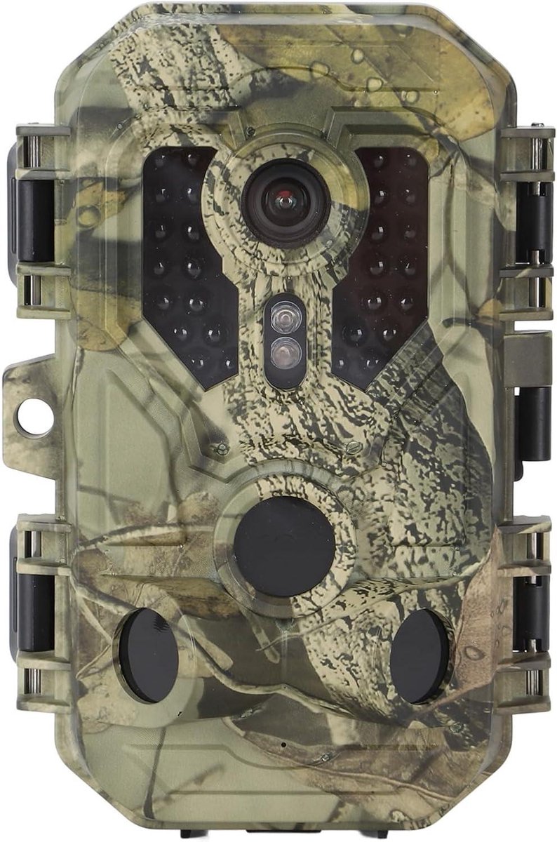 Trailcamera - Wildcamera - Dieren Observeren - 4K Resolutie Nachtzicht - IP66 Waterdicht - Zwart