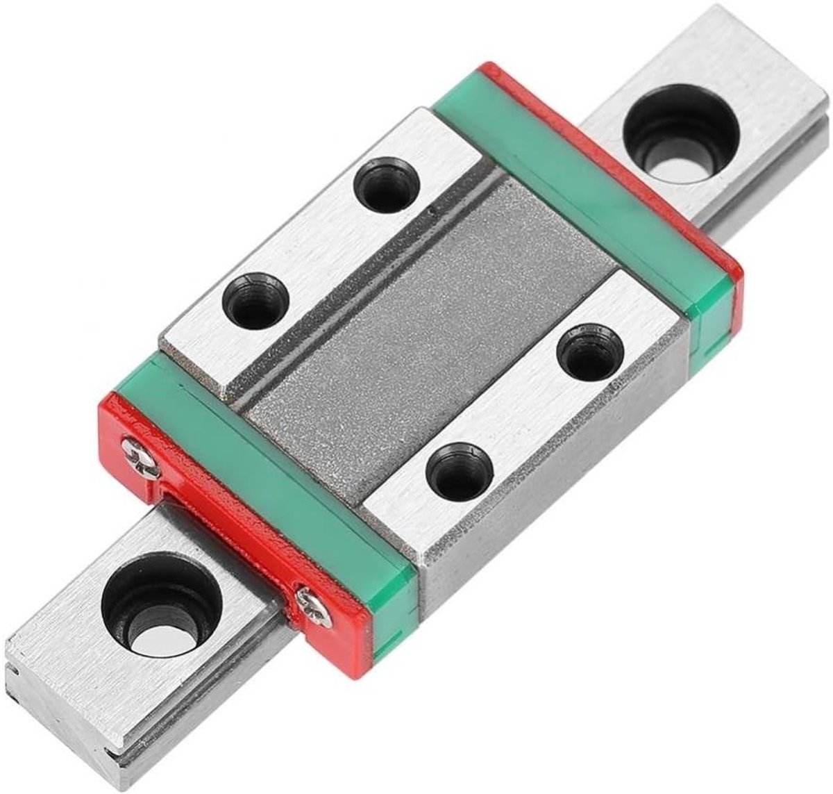 Lineaire geleiderail 9mm breed met glijblok van hoogwaardig staal - Miniatuurmodel voor precisietoepassingen
