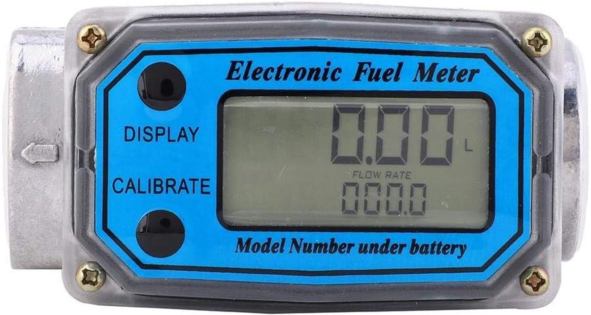 Digitale Flowmeter 1'' voor Nauwkeurige Metingen van Brandstof, Water en Chemische Vloeistoffen - Compact en Betrouwbaar