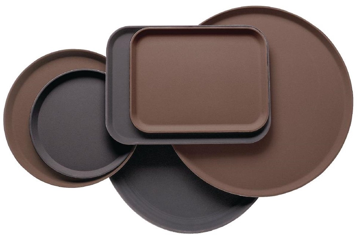 Cambro CamtREAd Rechthoekig GN 1/1 Dienblad Zwart 32,5 X 53cm - Cambro CJ667 - Horeca & Professioneel