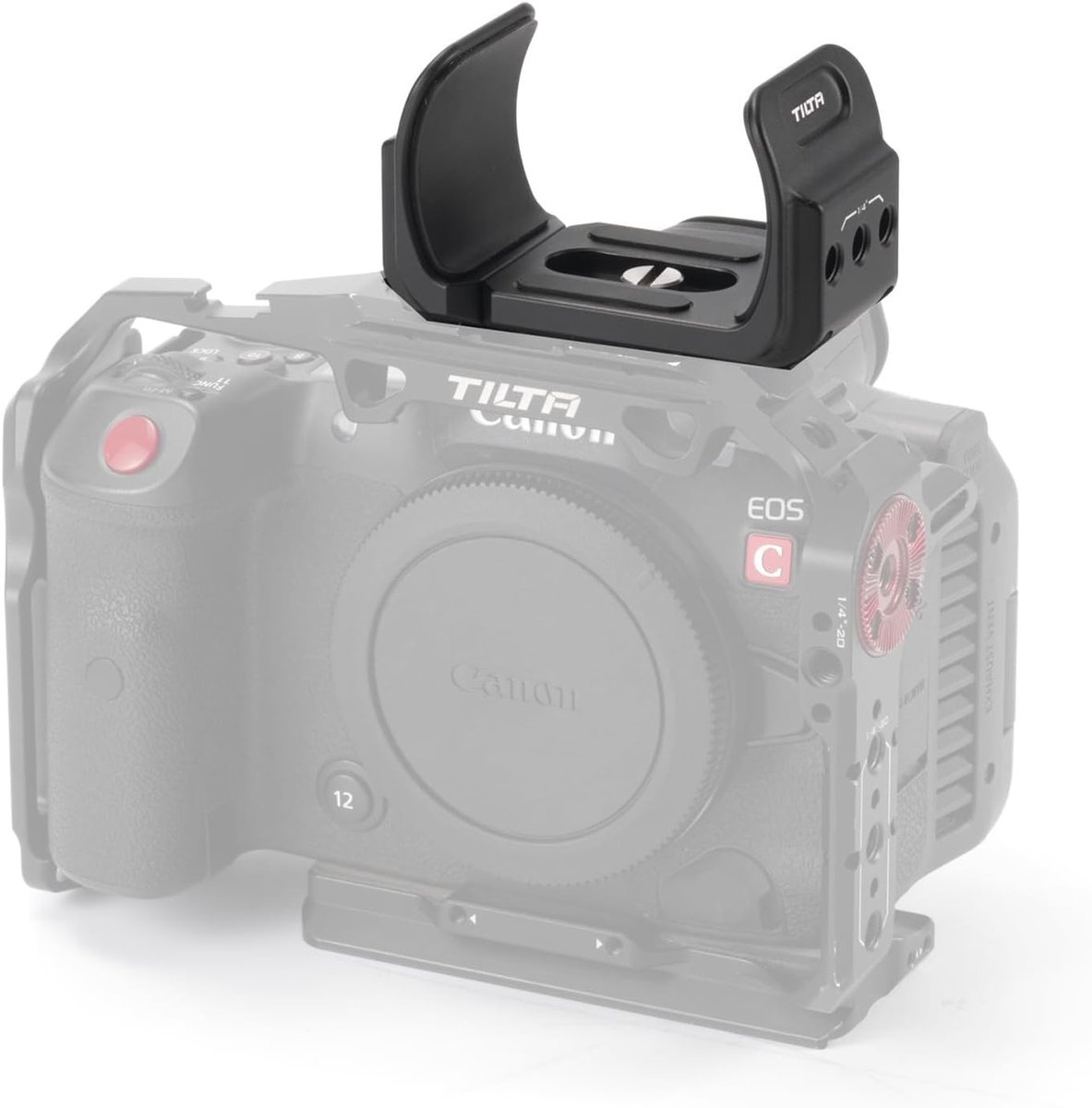 Thijox - Universele Powerbank Houder met Koude Schoen voor Camera, Aluminiumlegering, Verstelbare Breedte 59-94mm, Zwart, Ideaal voor Fotografie en Vi