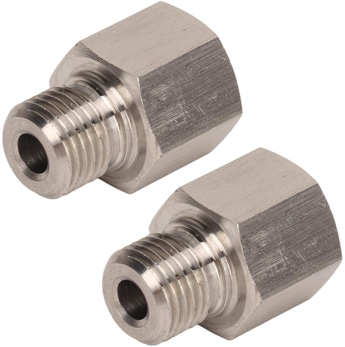 Inovra - Manometeradapter - Roestvrijstalen Manometerzenderadapter - Lekvrij en Duurzaam - Universeel voor Auto's - Geschikt voor Oliedrukmeters -...