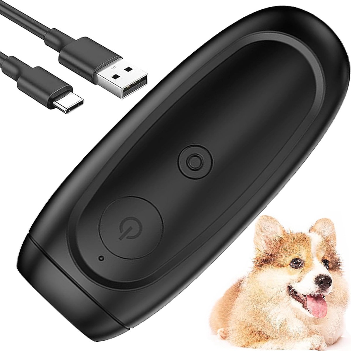 Oplaadbaar Handheld Antibarkapparaat voor Honden - Effectieve Trainingstool voor het Stoppen van Blaffen bij Kleine en Grote Honden, Veilig en Gebruiksvriendelijk