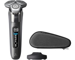 Philips Shaver Series 8000 S8697/35 – Elektrisch scheerapparaat mannen – nat en droog scheren – Grijs
