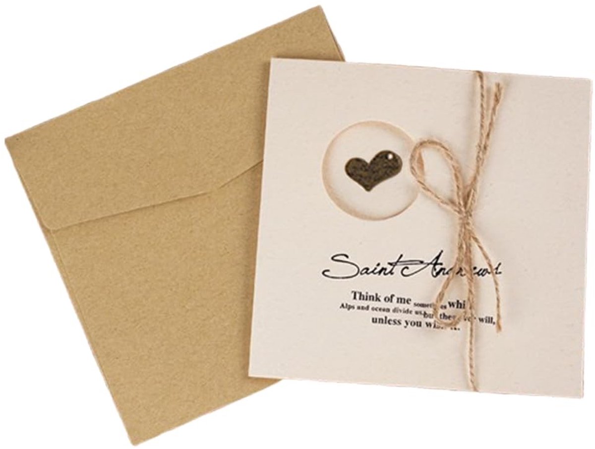 Dailygoods - Bruiloftskaart met envelop trouwkaart met envelop huwelijkskaart met envelop huwelijkscadeau voor bruid en bruidspaar bruiloftskaart met envelop geldgeschenk bruiloftskaart