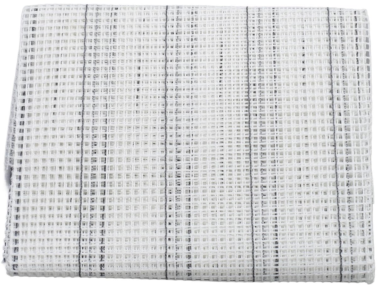 Dailygoods- Tapijt Haken Gaas - Wit Mesh Canvas - 100 x 150 cm - Borduren/Weven - Creatieve Projecten - Veelzijdig Knutselgereedschap