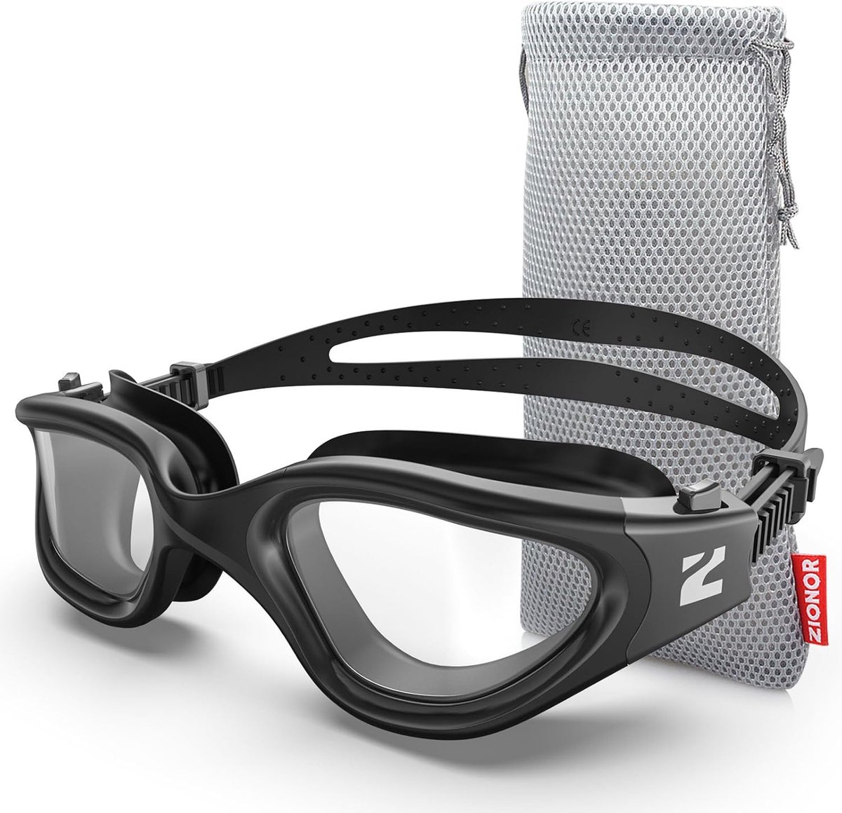Thijox - Optische zwembril G1MS Lekvrij en Anti-condens, Professioneel Corrigerend Glas met Dioptrieën -2,0, UV-Bescherming voor Heren en Dames, Perfe
