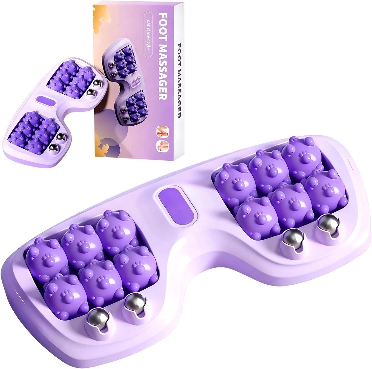 Verzachtende voetmassage roller voor stressverlichting, hielspoor behandeling en ontspanning
