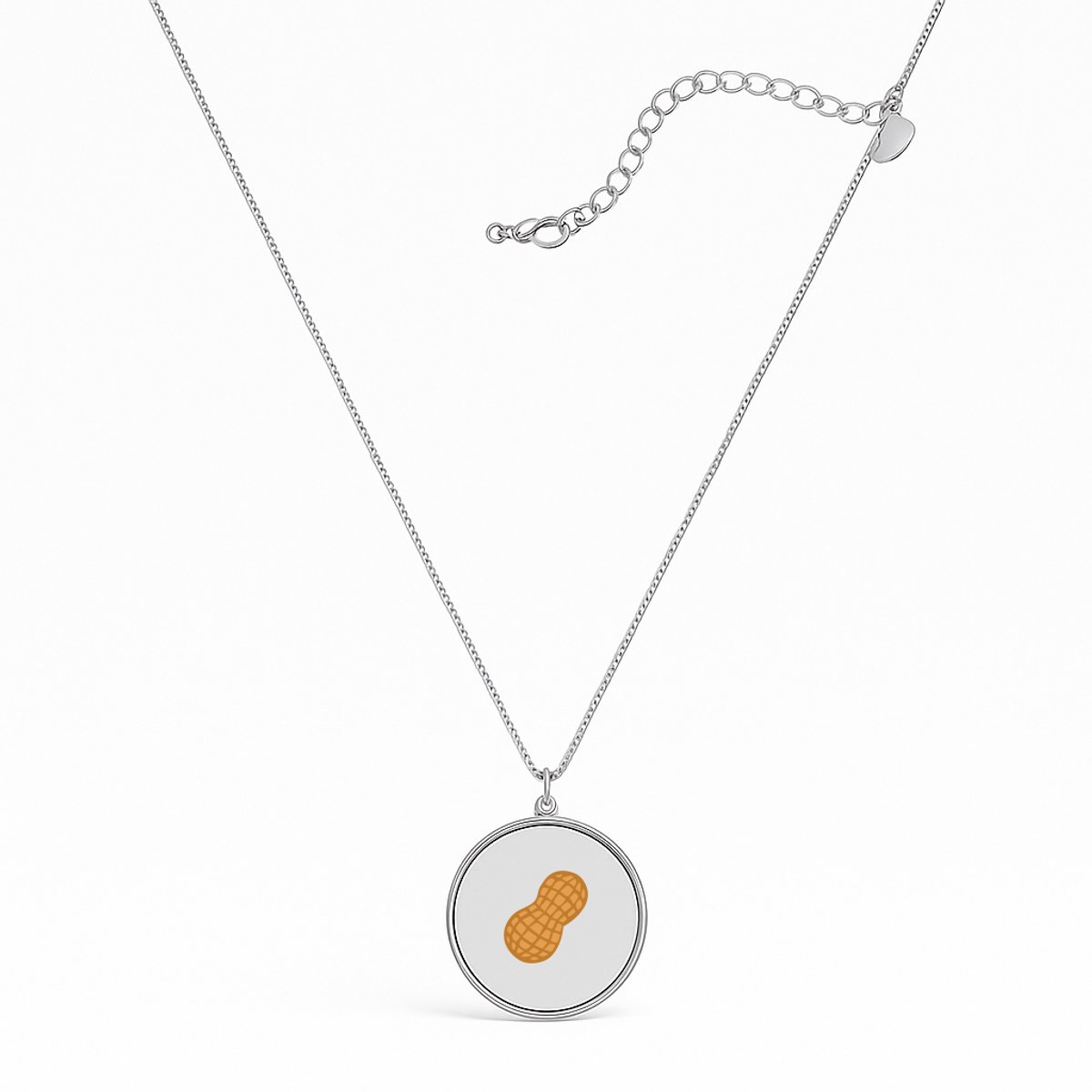 merk - Pinda's ketting - ketting met hanger - Pinda - Liefhebbers van eten - Peulvruchten - noten - ketting dames - ketting heren