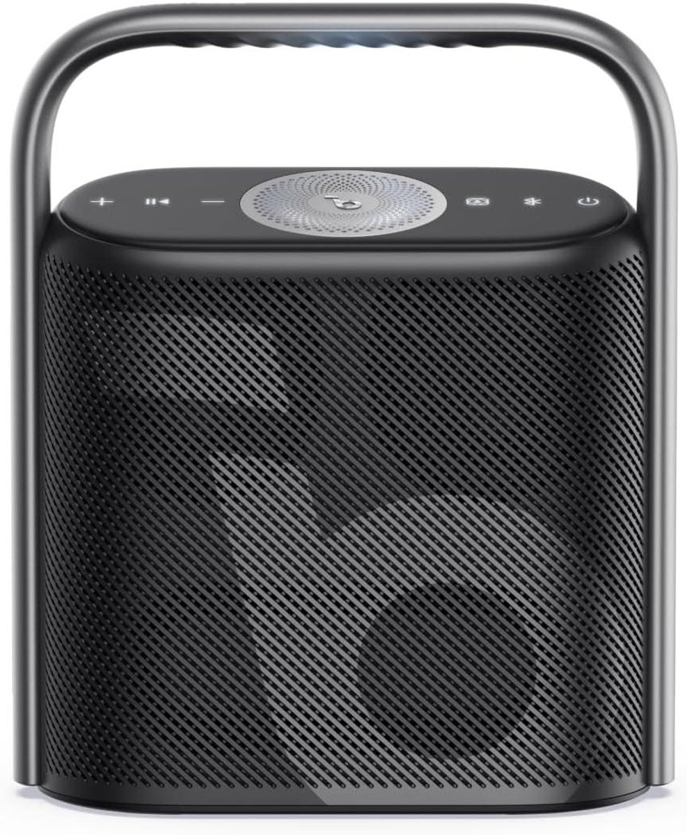 Draagbare Speaker - Bluetooth Geluid - Muziek Luisteren - Immersief Ruimtelijk Geluid - 8.1 cm - Zwart