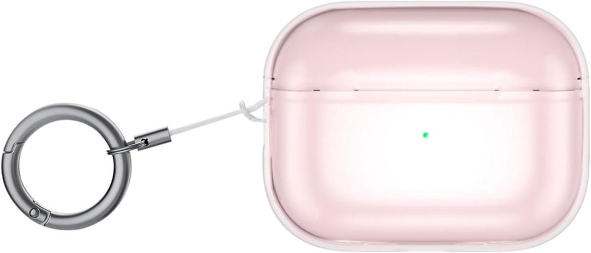 Beschermhoes - Oplaadcase Cover - Oordopjes Beschermen - Ultradun Zacht - Airpods Pro 3 - Transparant Roze