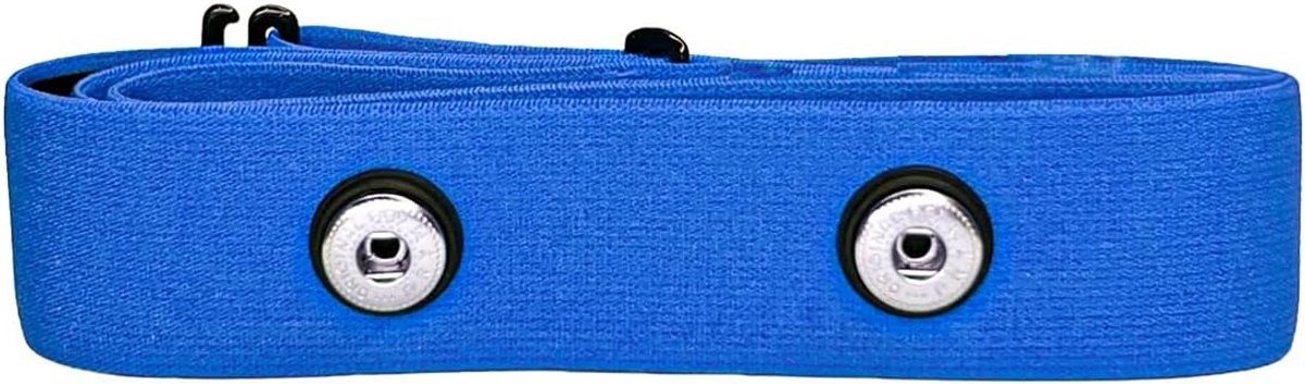 SnelShoppen - Verstelbare Hartslagmonitor Borstband Vervanging voor H10 H9 H7 - Comfortabele en Betrouwbare Pasvorm - Blauw - Geschikt voor Sport en F