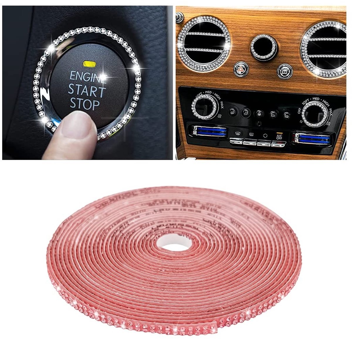 Dailygoods- Autotrimstrip 500 cm - Decoratieve Strepen - Zelfklevend - Premium Materiaal - Geschikt voor Auto's - Keuze uit Kleuren - Autosticker
