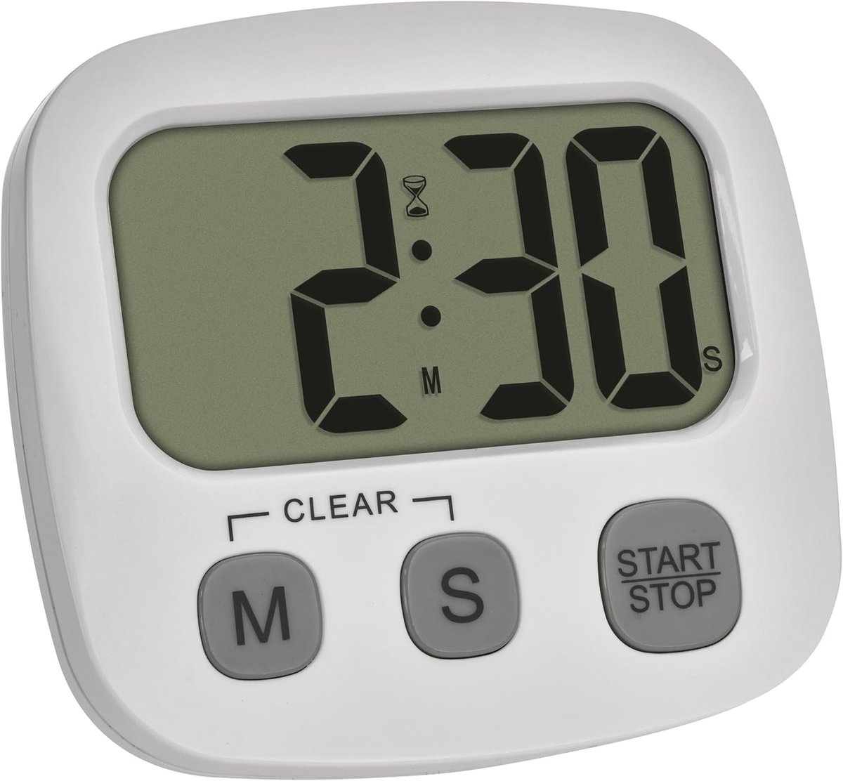 Thijox - Digitale Kortetermijnklok voor Sport, Koken en Studeren - Multifunctionele Timer met Stopwatch, Groot Display, Magnetisch, Zwart