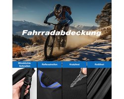 Fietsendragerhoes - Fietsbeschermhoes - Transport Bescherming - Waterdicht 900D Oxford - 210x120x100 cm - Zwart