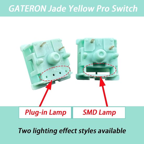 Lineaire mechanische toetsenbord switches voor gaming (72 stuks) — afbeelding 4