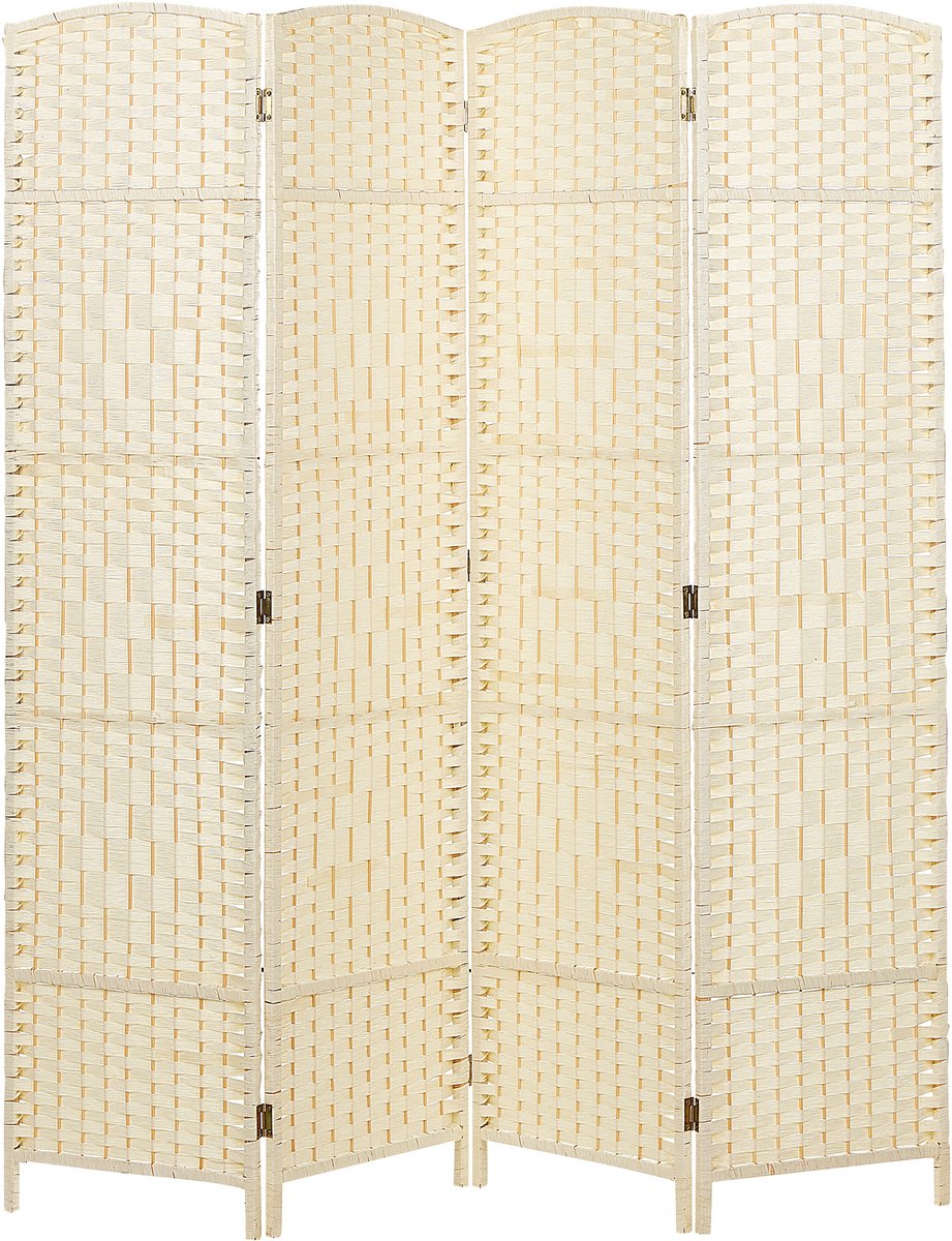 LAPPAGO - Kamerscherm - Lichtbeige - Hout
