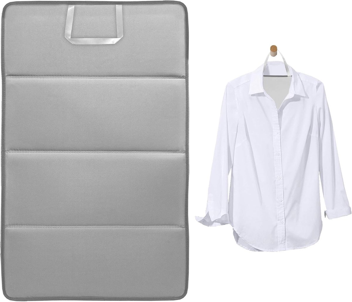Vouwbare Strijkmat voor Tafel, Geschikt voor Stoomstrijkijzer, Antislip Strijkmat voor Kleding, Praktische Accessoires voor Thuis en Reizen, 68 x 41 cm, Ideaal voor Efficiënt Strijken