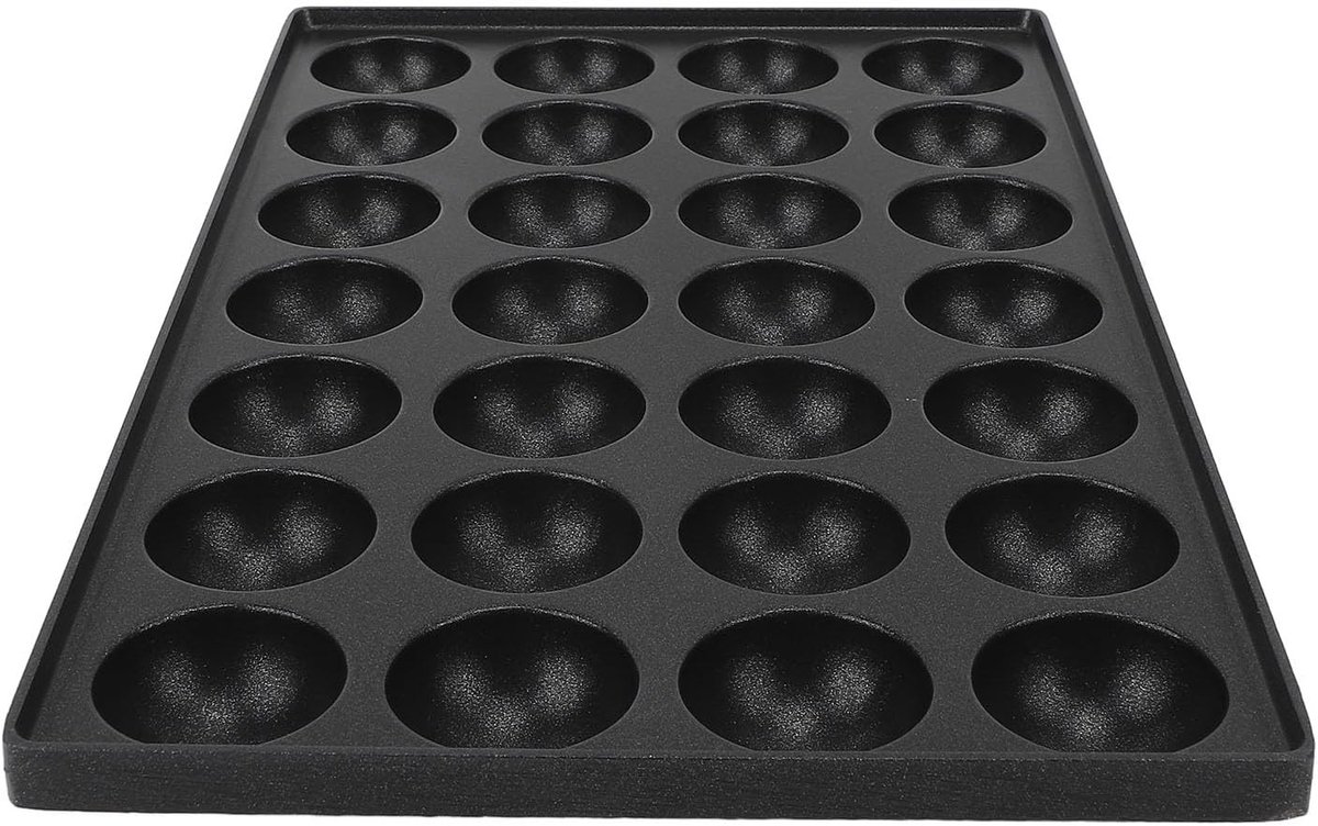 Takoyaki Pan met 28 Holes - Non-stick Bakvorm voor Takoyaki, Gehaktballen en Kwartel Eieren, Ideaal voor Thuis Koken en Feestjes