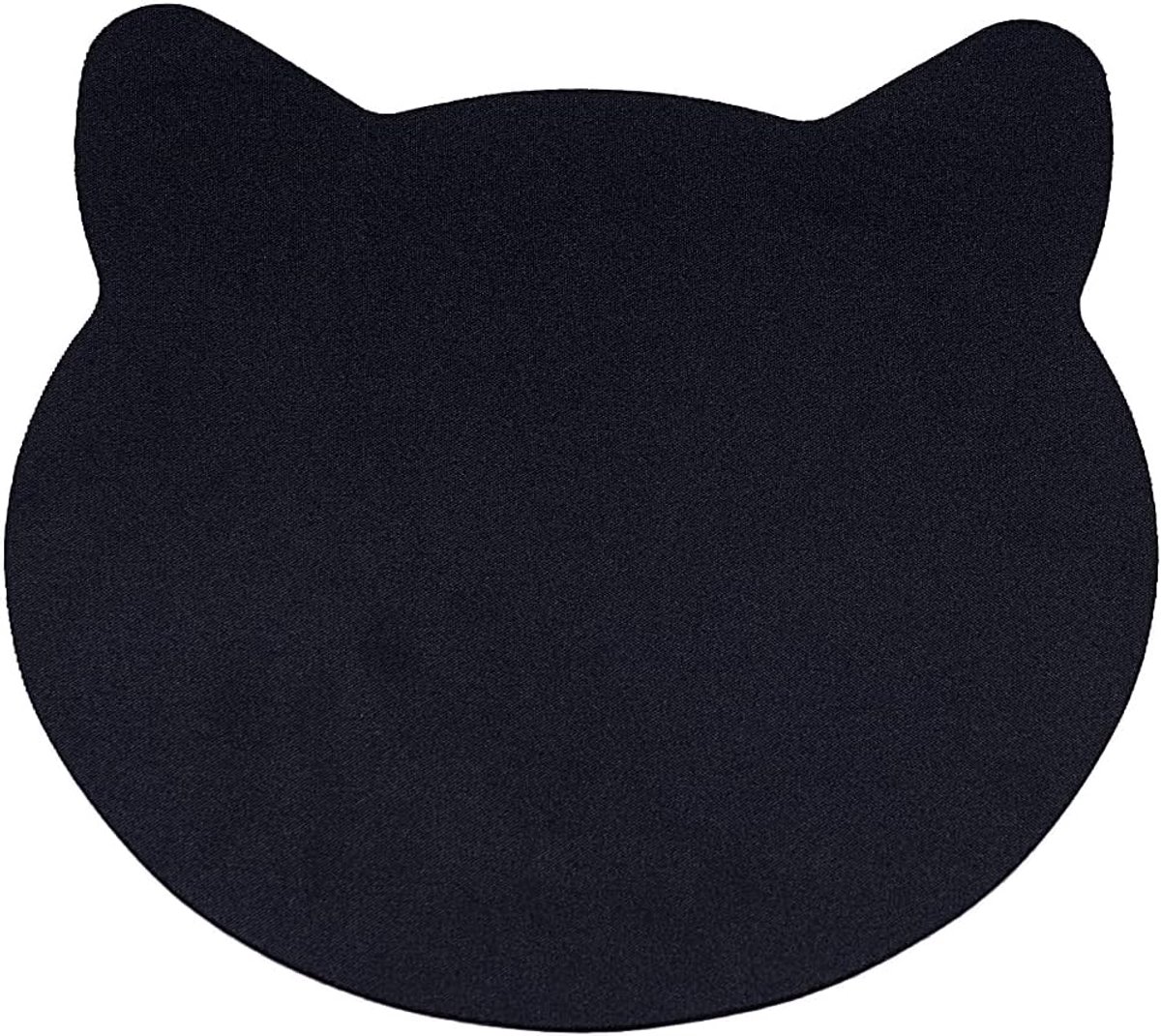 SnelShoppen - Duurzame Zwarte Muismat - Antislip Desk Accessoire - Hoogwaardige Polyester - Geschikt voor Thuiswerk, Kantoor en Gaming - Perfecte Dikt