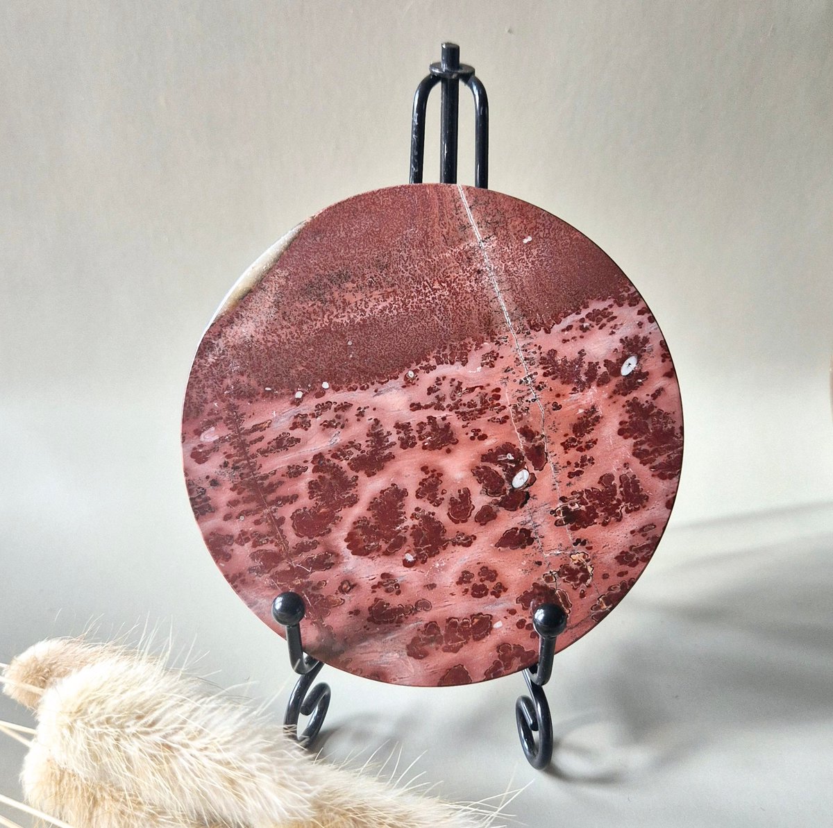 Picture Jasper Schijf op Metalen Standaard (10 cm) #6