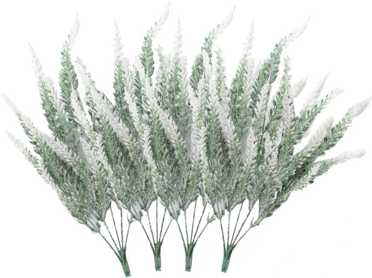 Romantische Flocking Lavendel Bundels voor Bruiloften, Tuin Decoratie en Kantoorinrichting