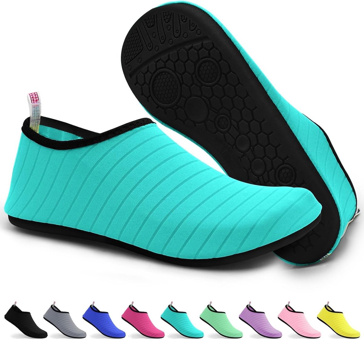 Sneldrogende aqua-zwemschoenen voor dames en heren, antislip strandschoenen voor zwembad, surfen en kajakken, ideaal voor wateractiviteiten