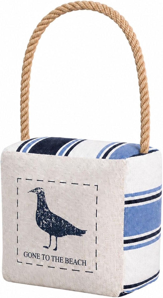 SnelShoppen - Deurstopper Ster - Zachte Canvas & Katoen, 1kg Zand, Kindvriendelijk, Decoratief voor Woonkamer, Keuken, Sofa, Kinderen, Veiligheid
