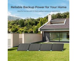 Opvouwbaar Solar Paneel – Draagbaar Zonnepaneel – Camping Energielader – Outdoor Powerbank Oplader – Lichtgewicht – Milieuvriendelijk