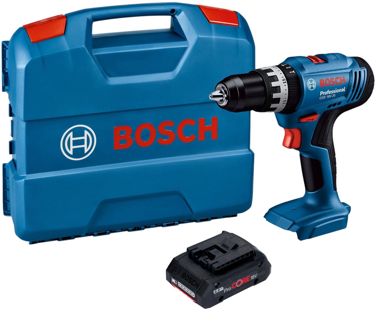 Bosch GSB 18V-25 Professional accu-slagboormachine 18 V 56 Nm ( 06019K9300 ) Solo - zonder accu, zonder lader