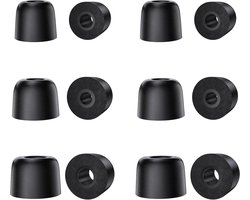 SnelShoppen - Yinyoo KF01 Oordopjes Tips - 6 Paar Memory Foam Vervangende Oordopjes voor Hoofdtelefoons en IEMs - Ergonomisch, Zacht en Comfortabel -