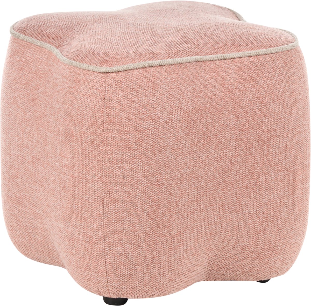 JUNO - Poef - Roze - Polyester