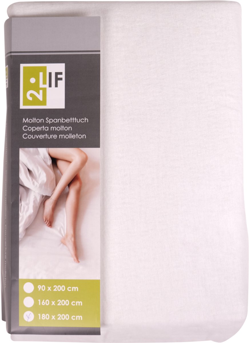 Art.1353204 MoltonSpannbettuch 180x200cm