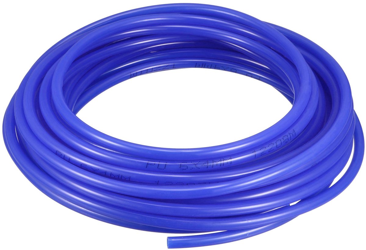 SnelShoppen - 10M Luchtslang 6mm x 4mm Pneumatisch Polyurethaan PU Slang Blauw - Ideaal voor Compressoren, Tuin, Klussen en DIY Projecten
