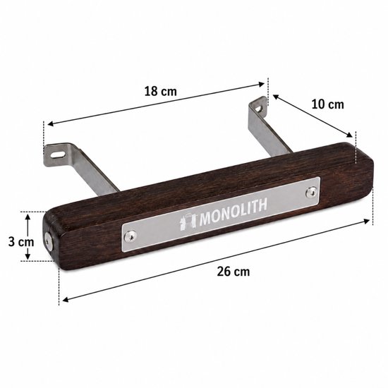 Monolith - LED-handgreep - Voor Classic Pro 2.0 - Bamboevezel - 26 cm van Monolith — afbeelding 3