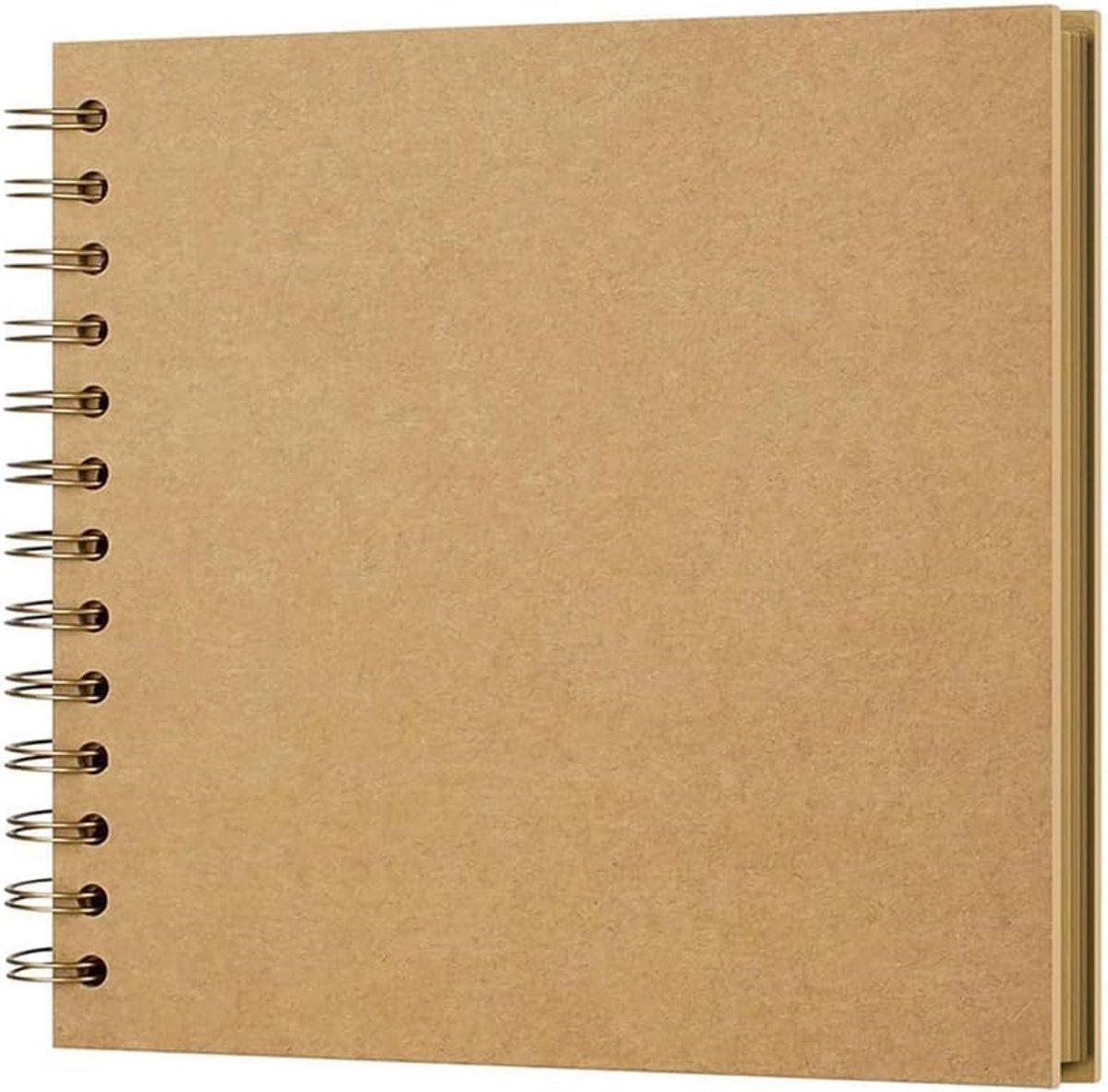 SnelShoppen - Fotoalbum Scrapbooking van Kraftpapier, Reisdagboek en Huwelijksboek, 20 Vellen (40 Pagina's) voor Kostbare Herinneringen, Stevig en Ele