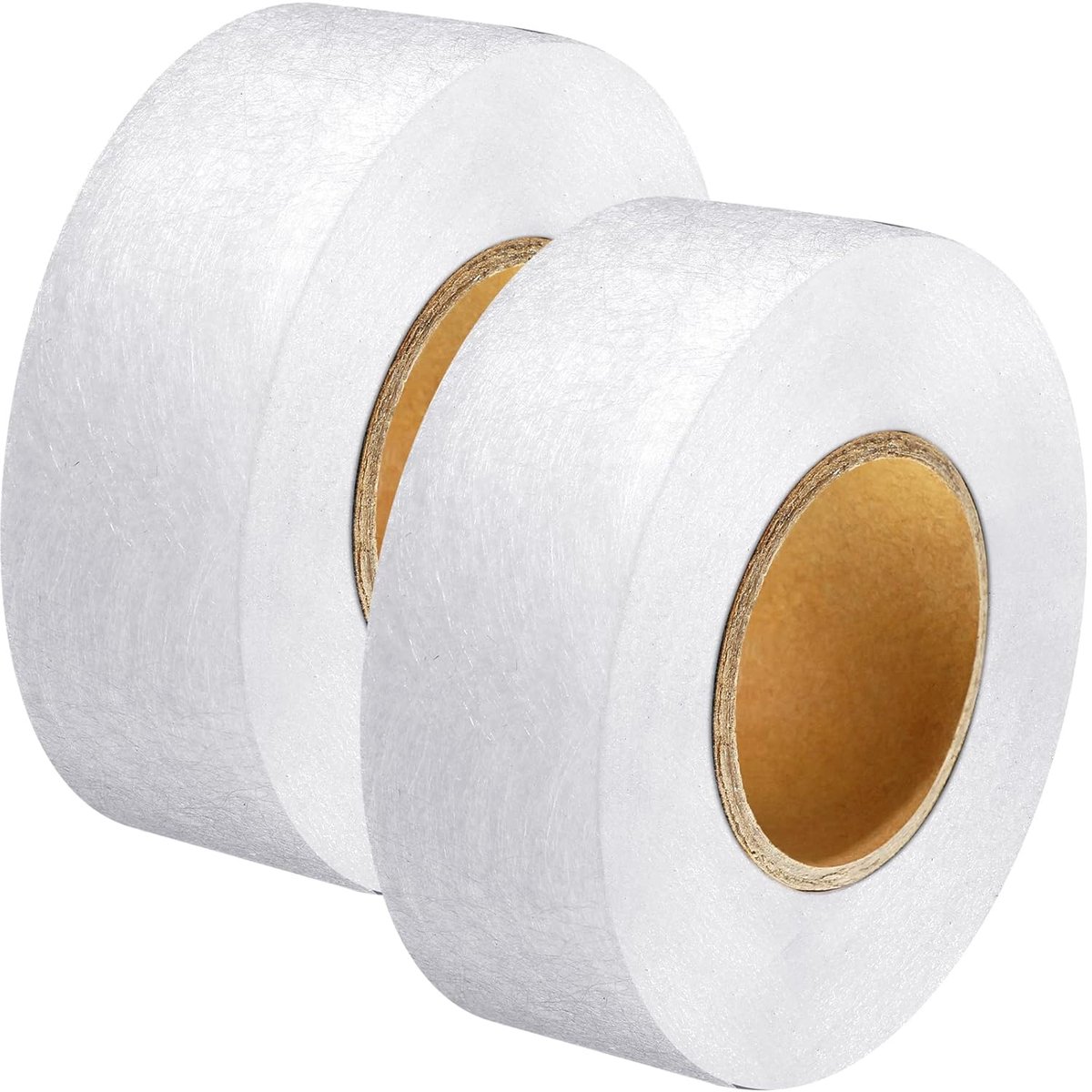 SnelShoppen - Fabric Safety Band, Hem Tape, Zelfklevend Strijkband, 27 Meter, 2 Rollen (1/2 Inch), Ideaal voor Hems, Kussenslopen, Gordijnen, Creatiev