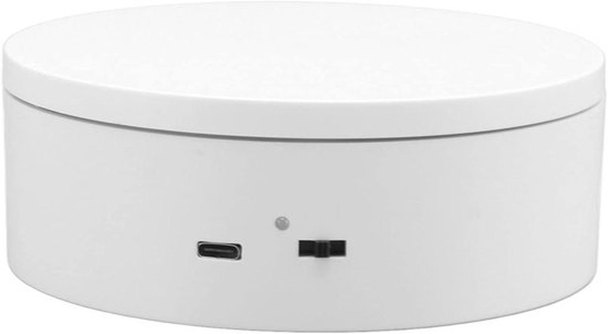 Gemotoriseerde Roterende Displaystandaard 3 Kg Capaciteit Afstandsbediening Fotografie Draaitafel 360 Graden Sieraden Verzameldisplay (13 cm)